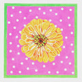 Zinnias on Yellow