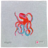 Octopus needlepoint canvas by August Design Works