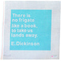 No Frigate Like A Book - Library Series Needlepoint Canvas