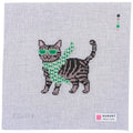 Bougie Tabby Cat Needlepoint Canvas
