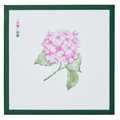 Pink Hydrangea needlepoint canvas