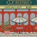 Bistro (6x6) needlepoint canvas