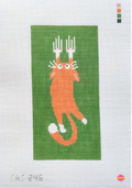 Orange Cat Tapestry