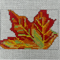 Fall Leaf Luggage Tag