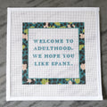 Adulthood - Spanx Needlepoint Canvas
