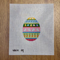 Bunny Stripe Egg, 4" Egg - 18 mesh