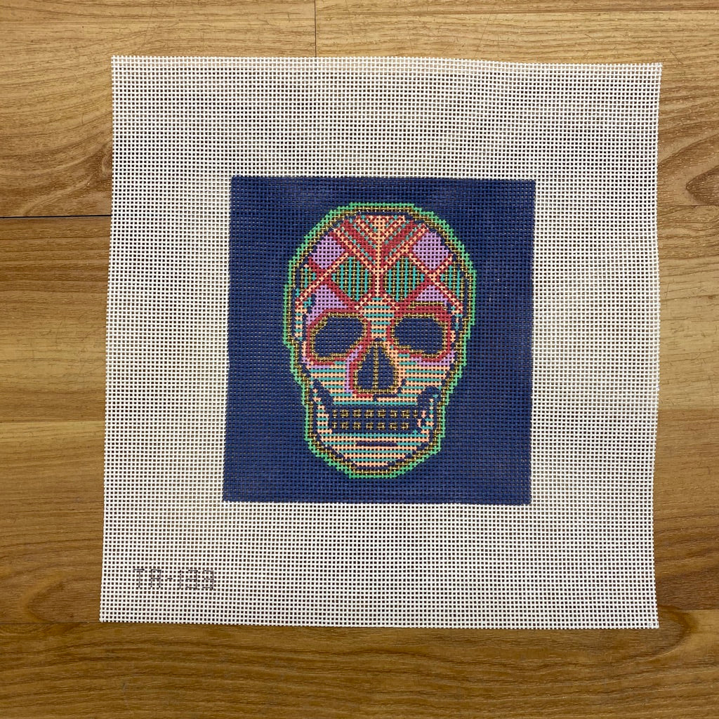 Coco La Calavera needlepoint canvas
