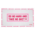 Do No Harm and Take No Shit needlepoint canvas