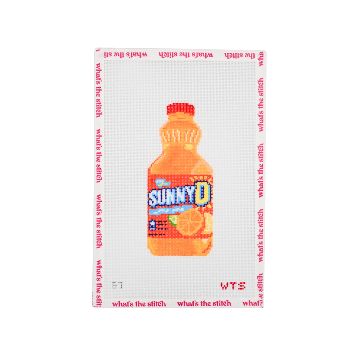 Sunny D needlepoint canvas
