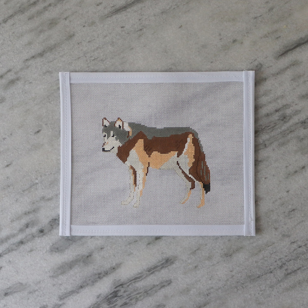 Winter Wolf Needlepoint Canvas