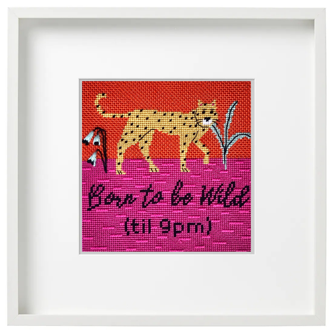Born to be Wild Needlepoint Canvas