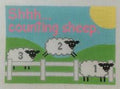 Counting Sheep needlepoint canvas - Rachel Donley Needlepoint Designs