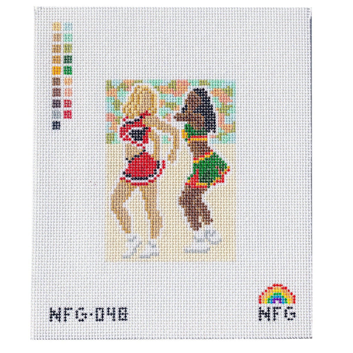 Teen Cheerleading Movie Poster Needlepoint Canvas
