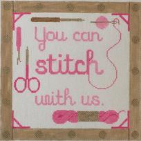You Can Stitch With Us, Pink