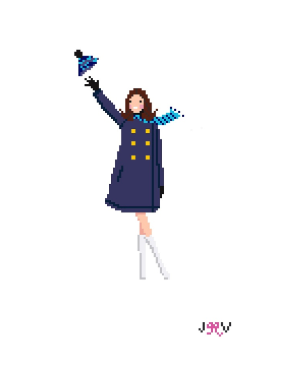 Mary Tyler Moore Needlepoint Canvas - Jennifer Vallez Needlepoint