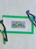 I'm A Big Dill Hand Painted Needlepoint Canvas needlepoint canvas