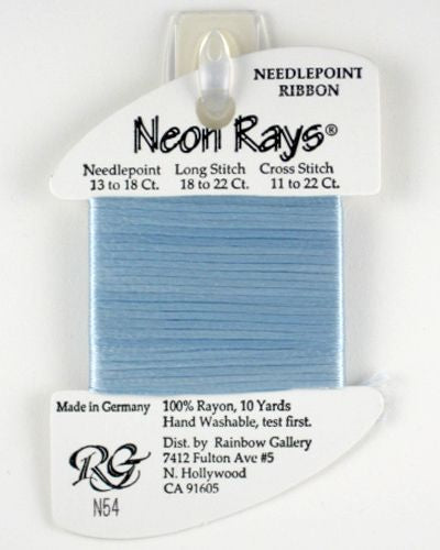 N54: Pale Blue Neon Rays