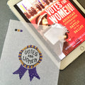 Votes for Women Badge needlepoint canvas