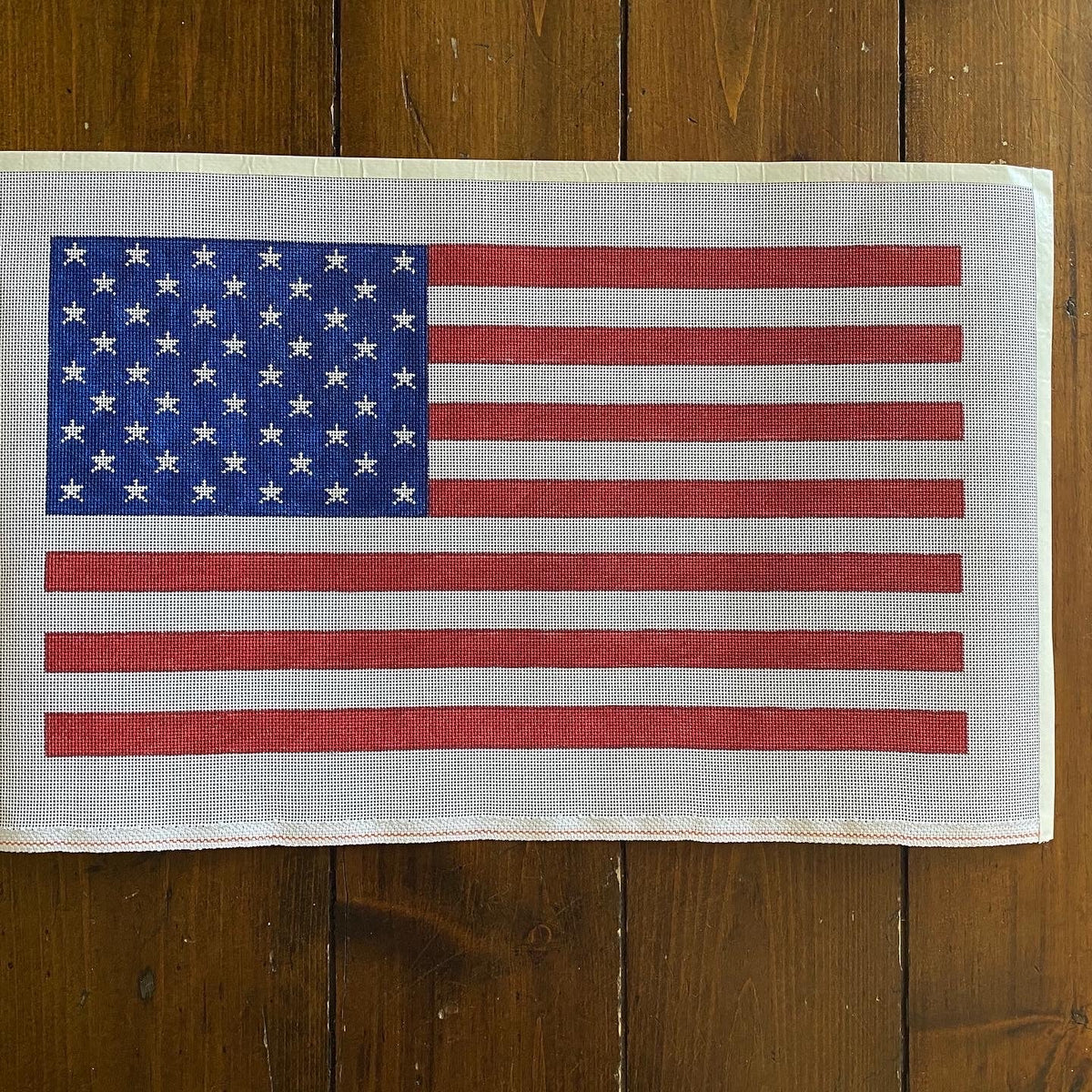 American Flag needlepoint canvas