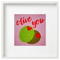 Olive You Needlepoint Canvas
