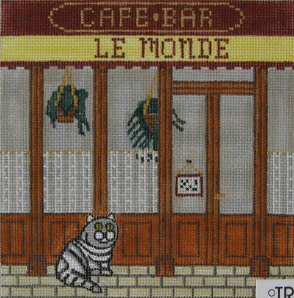 Cafe Store Front (6x6)