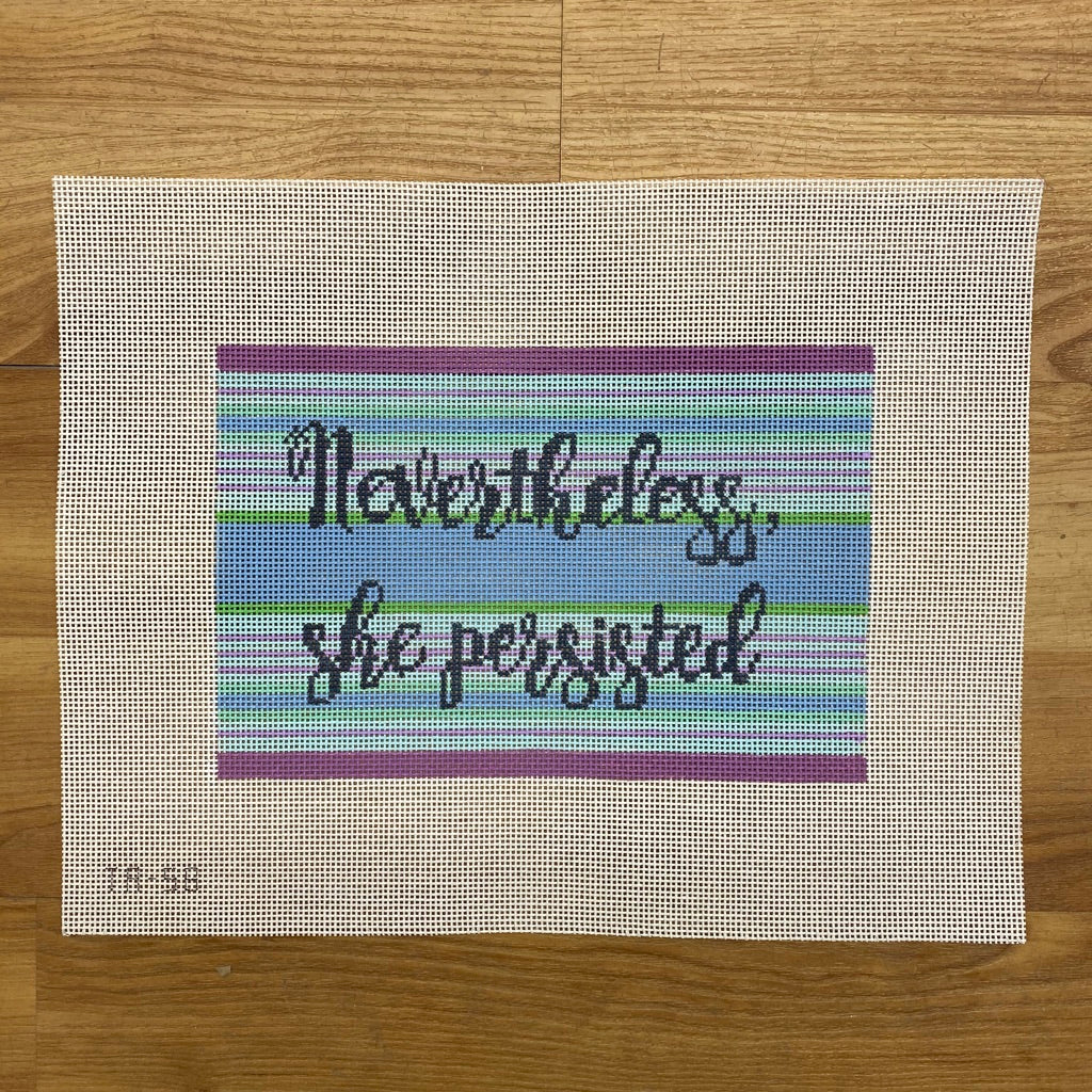 Nevertheless She Persisted Sunglasses needlepoint canvas