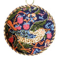 Strawberry Thief Ornament Needlepoint Canvas