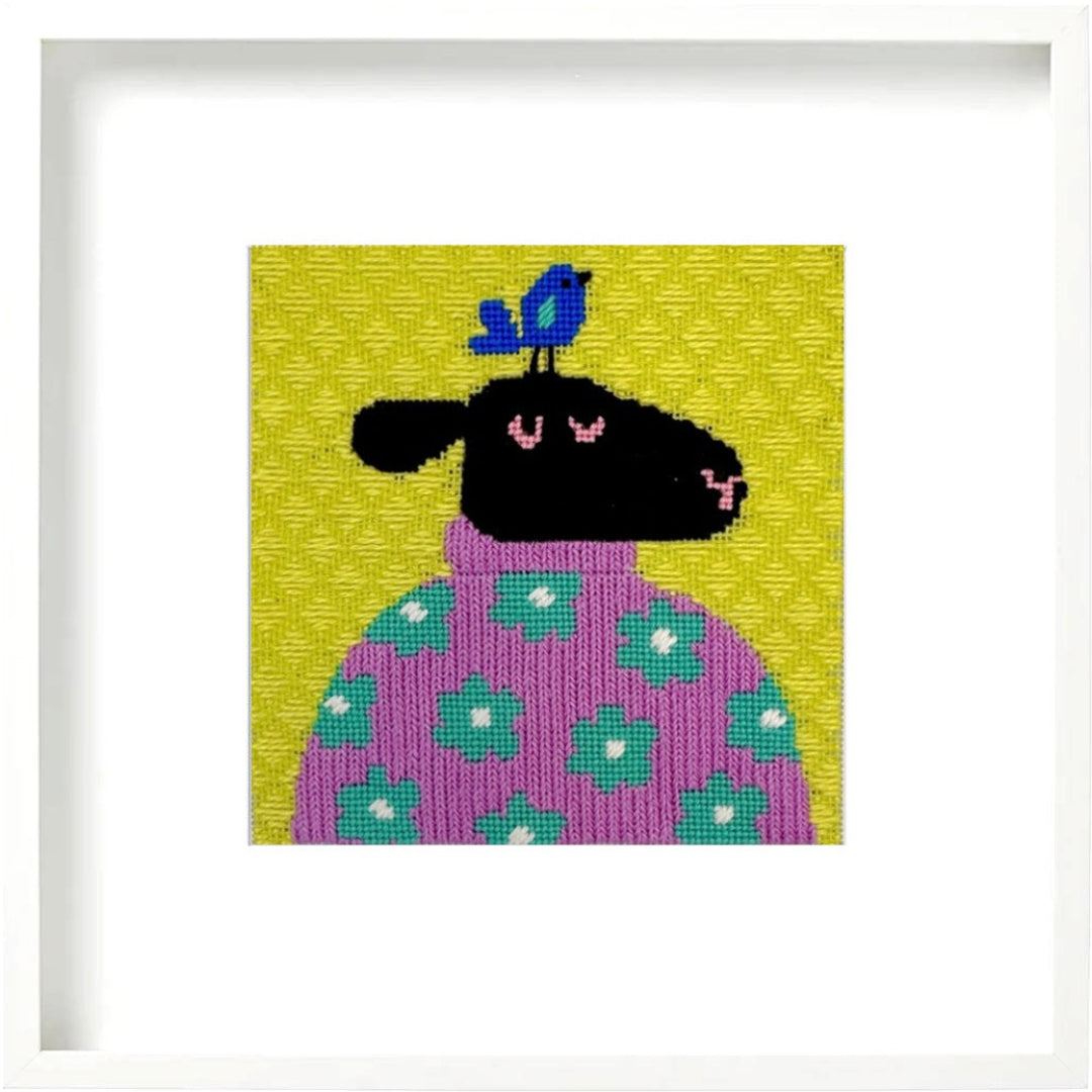Simpatico Mauve Needlepoint Canvas
