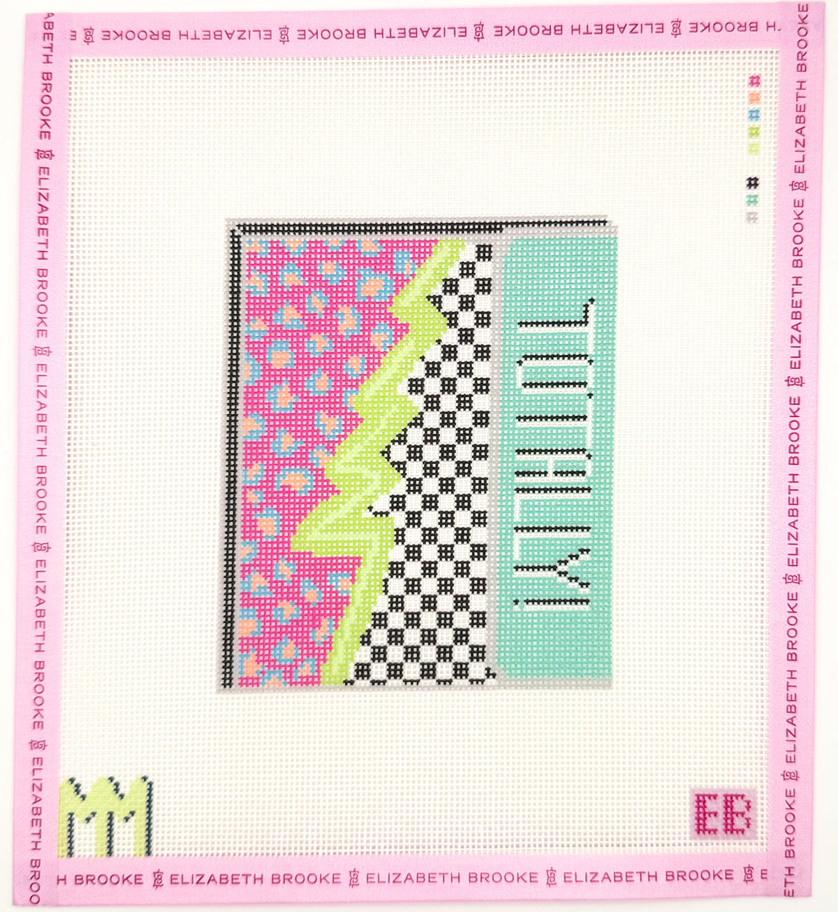 Trapper Keeper Needlepoint Case